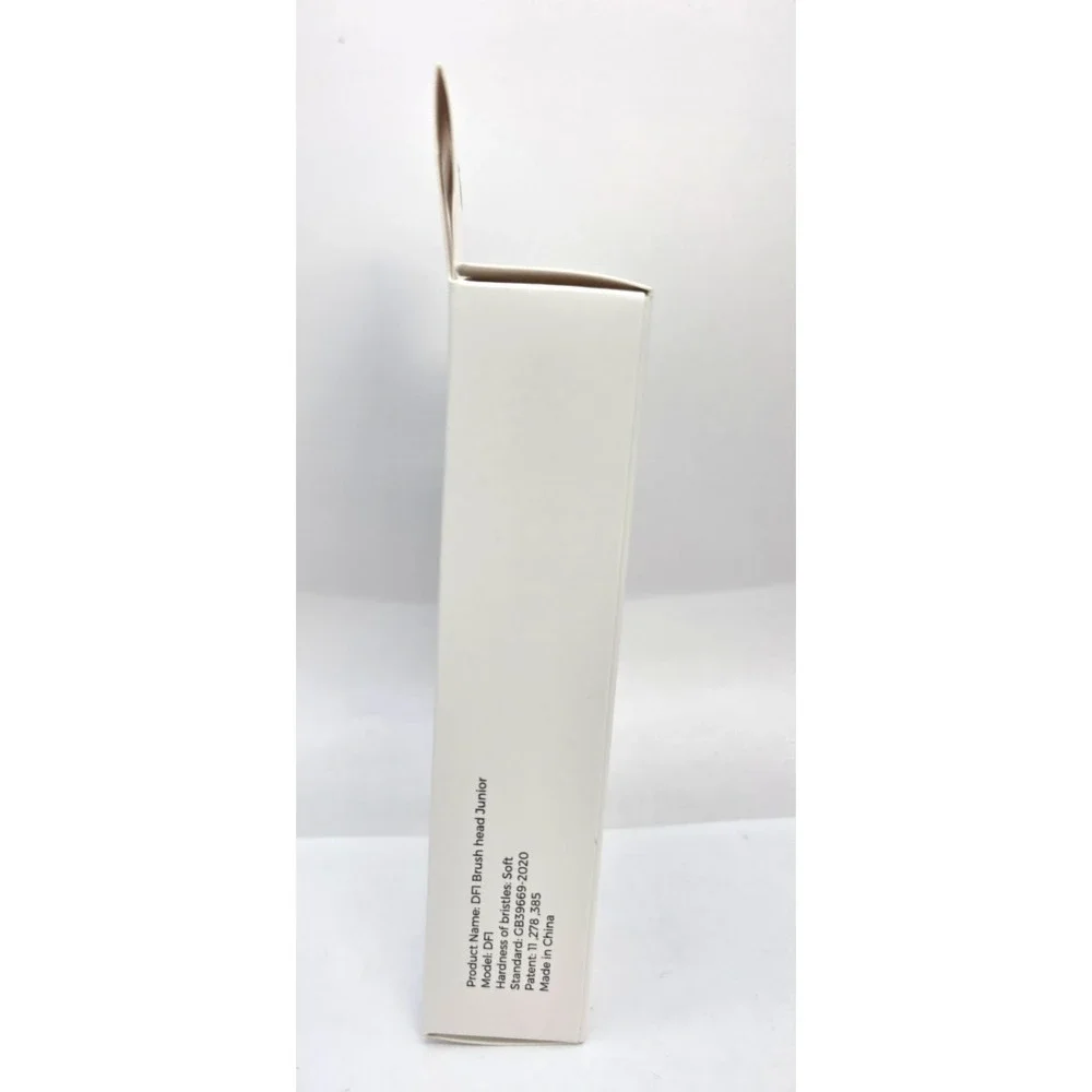AutoDent Junior - Replacement Brush Heads 2-Pack (Brush Heads Only) White Black